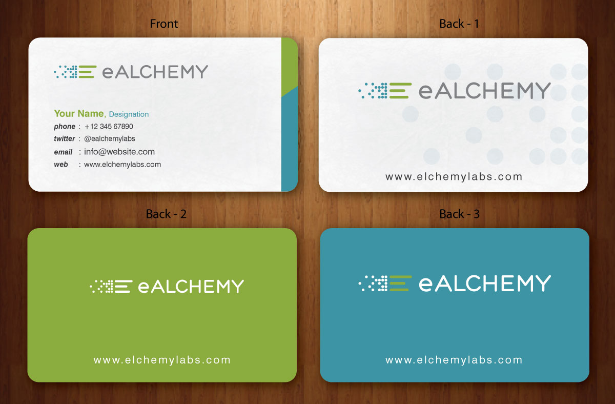 Diseño de Tarjeta de Presentación por Sbss para eAlchemy | Diseño #1776855