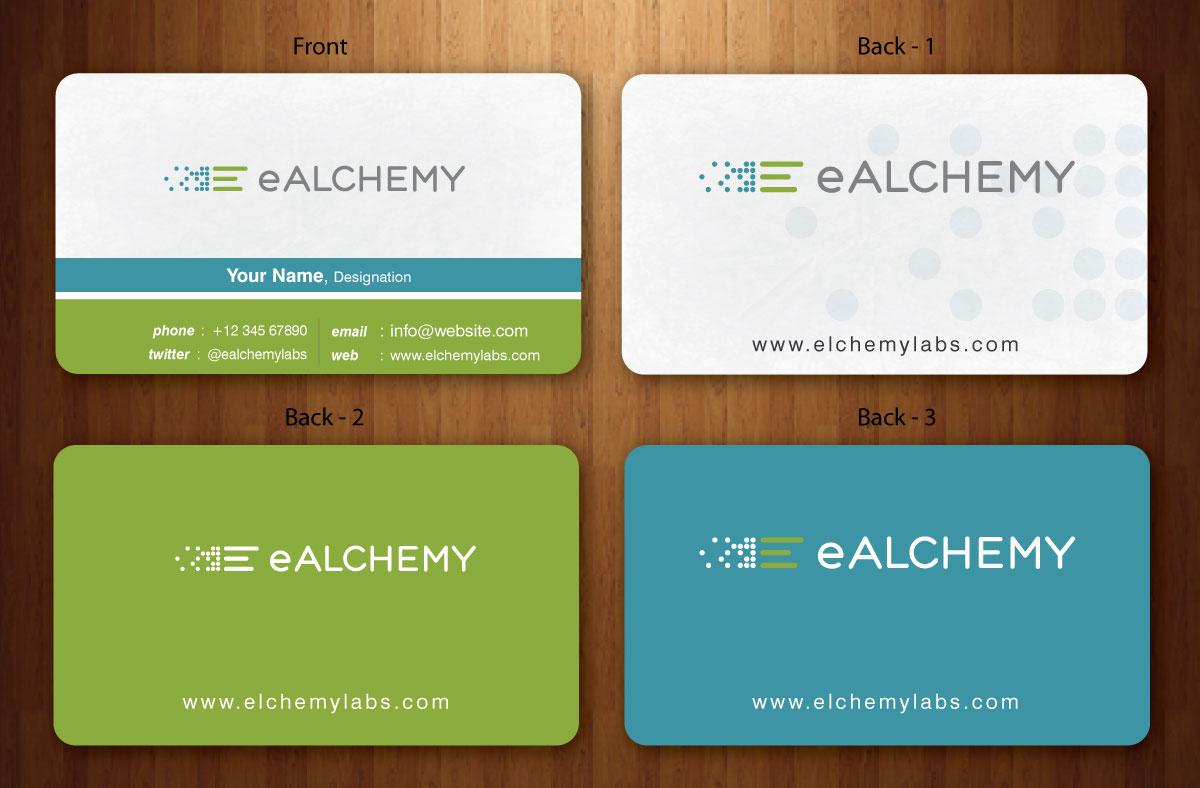Business Card Design by Sbss for eAlchemy | Design #1776858