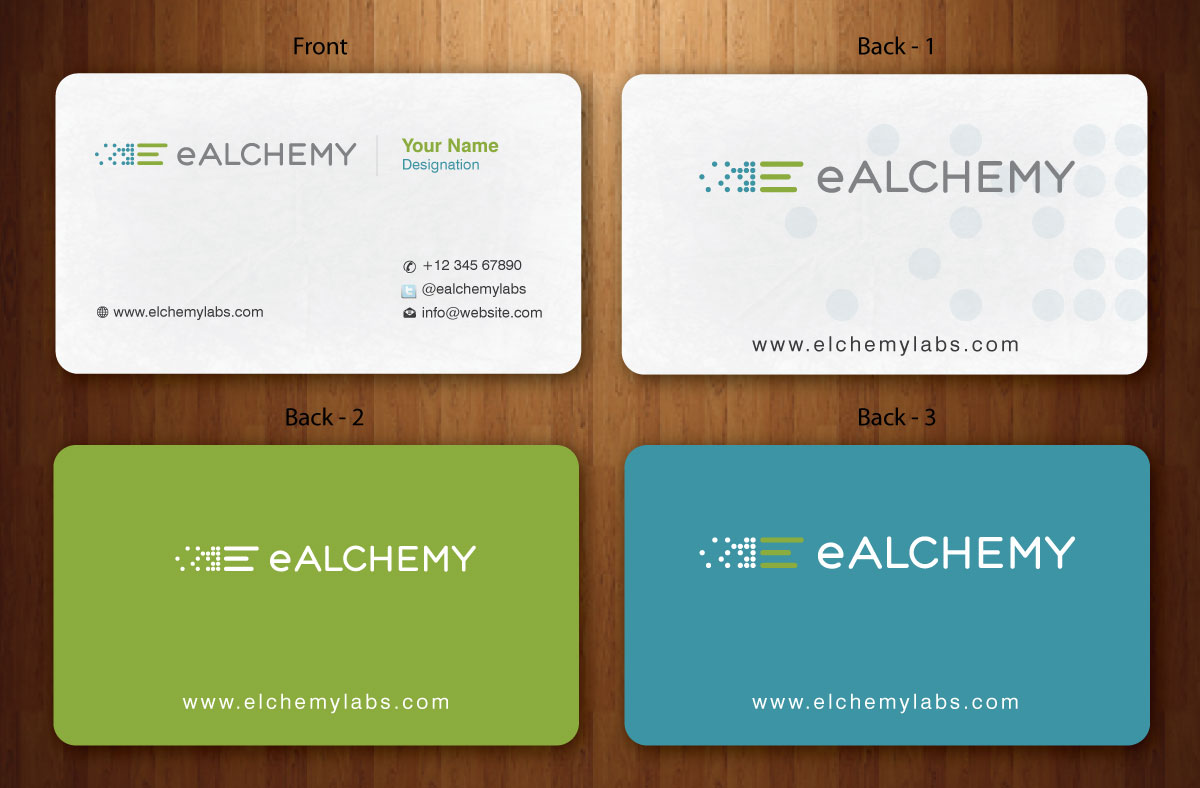Business Card Design by Sbss for eAlchemy | Design #1776873