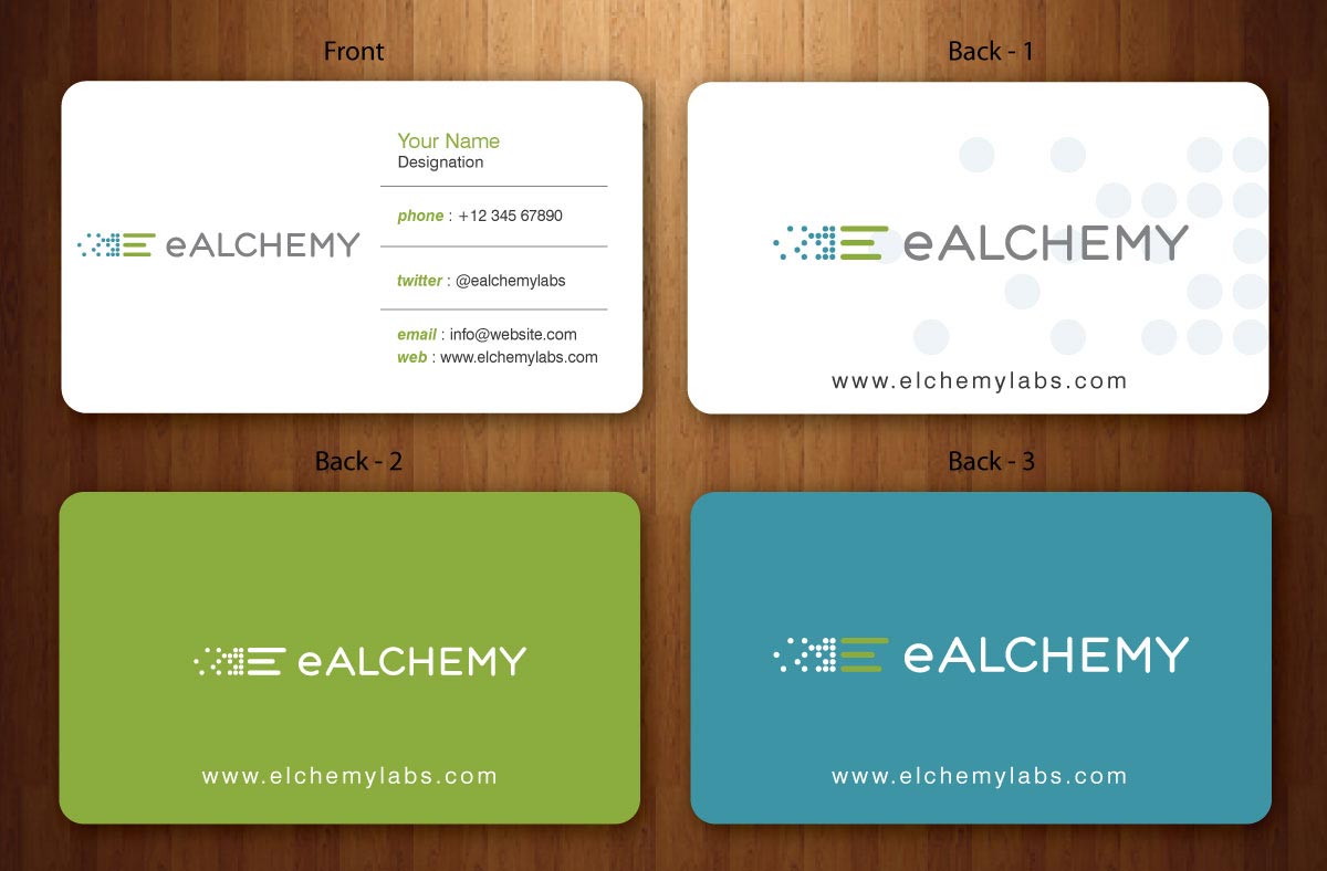 Business Card Design by Sbss for eAlchemy | Design #1776876