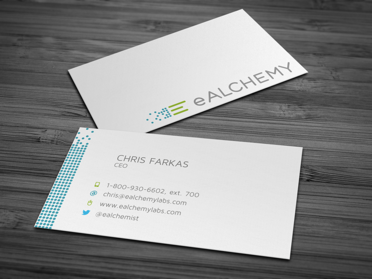 Business Card Design by HYPdesign for eAlchemy | Design #1771660