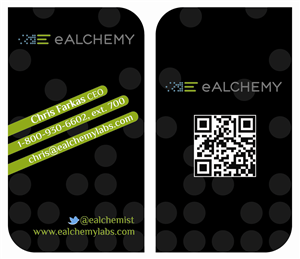 Visitenkarten-Design von Emaar Creations für eAlchemy | Design: #1776898