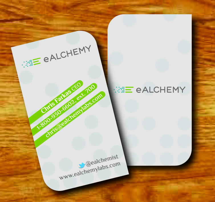 Diseño de Tarjeta de Presentación por Emaar Creations para eAlchemy | Diseño #1781463