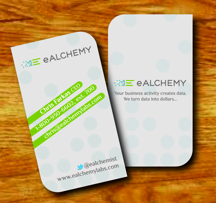 Business Card Design by Emaar Creations for eAlchemy | Design #1781557