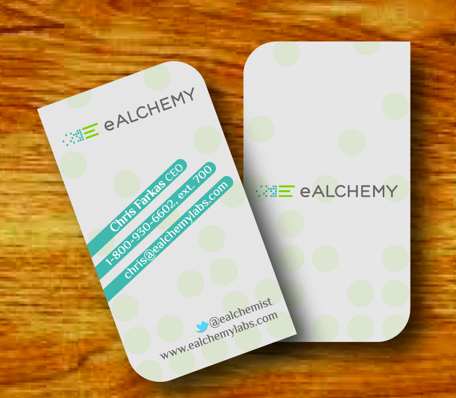Business Card Design by Emaar Creations for eAlchemy | Design #1783769
