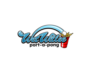 Wet Willee port-a-pong | Logo Design by alpino