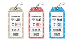 Business price tag design for Furniture Business | Flyer Design by creative.visuals