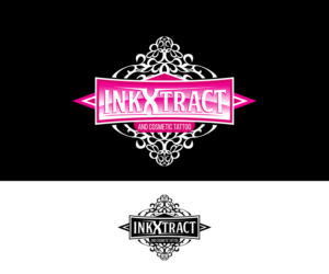 InkXtract  on next line  Pain Free Non Laser Tattoo Removal & Cosmetic Tattoo | Logo Design by MINNIE GRAPHIC