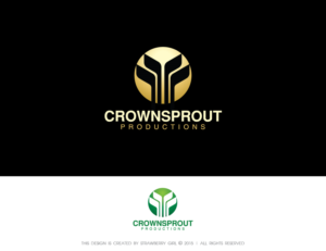 Logo Design by Strawberry Girl for Crownsprout Productions | Design #6937833