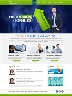 Web Design by Mayank Patel for this project | Design: #1819568