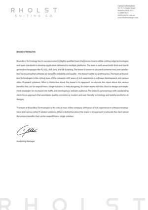 Letterhead Design by Ovimatic