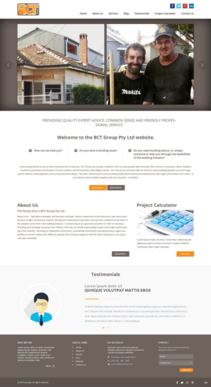 Web Design by pb for BCT Group  | Design: #6881574