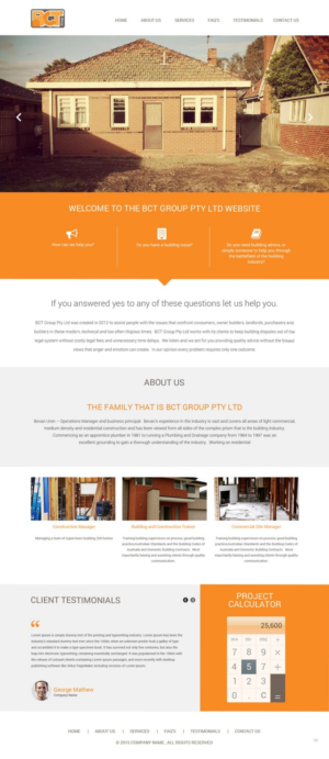 Web Design by pb for BCT Group  | Design: #6881578