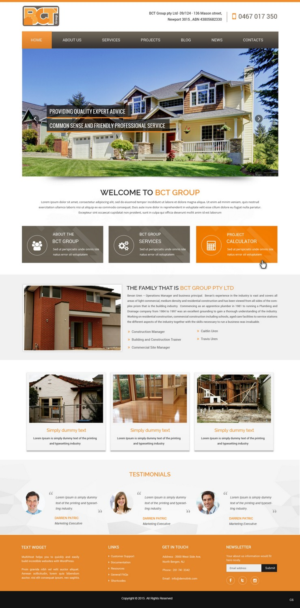 Web Design by pb for BCT Group  | Design: #6881586