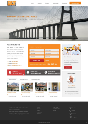 Web Design by pb for BCT Group  | Design #6894302