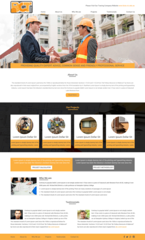 Web Design by Sujit Banerjee for BCT Group  | Design: #6891931