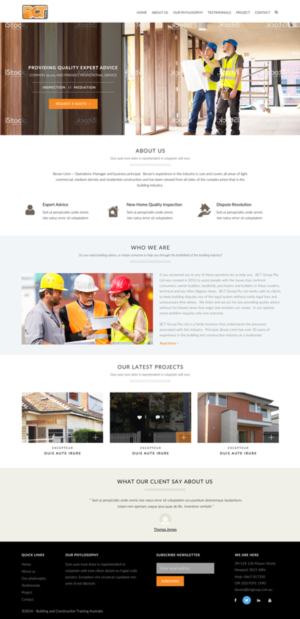 Web Design by Sujit Banerjee for BCT Group  | Design: #6891955