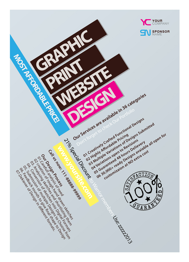 Flyer Design by Hammad Siddiqui for this project | Design #1941633