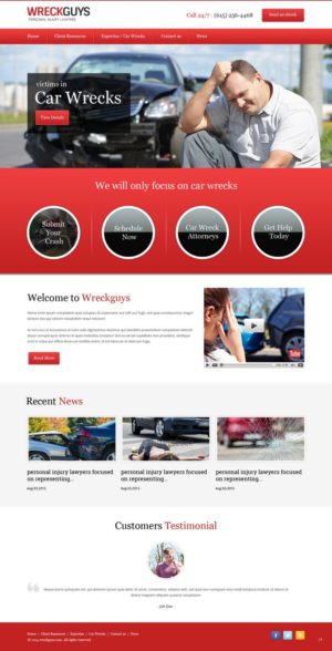 Web Design by pb for this project | Design: #6873702