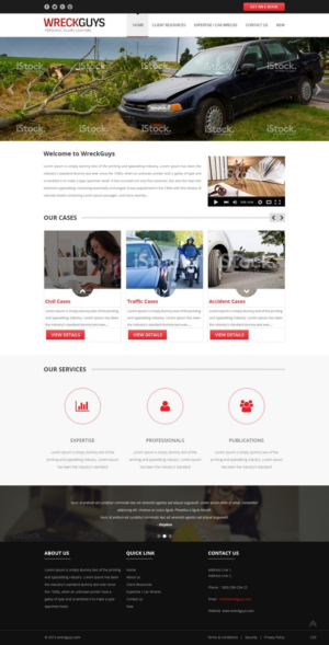 Web Design by pb for this project | Design: #6881666