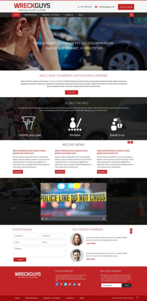 Web Design by pb for this project | Design: #6887846
