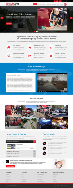 Web Design par Jahid BD pour ce projet | Design #6923164
