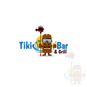 Logo-Design von ApurbaMan für Looe Key Tiki Bar & Grill | Design: #7005983