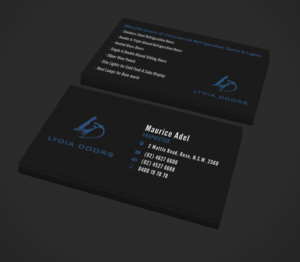 Diseño de Tarjeta de Presentación por Riz' para Lydia Doors | Diseño #6881068