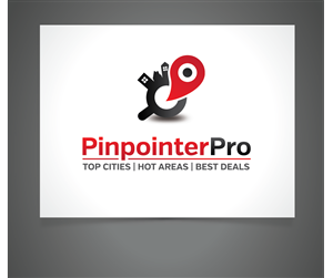 PinpointerPro - Top Cities | Hot Areas | Best Deals | Logo Design by Blind