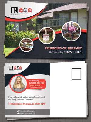 Diseño de Postal por ESolz Technologies para Catalina Realtors | Diseño #6878626