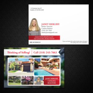 Diseño de Postal por Mon01 para Catalina Realtors | Diseño: #6890789
