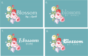 Blossom by April | Logo Design by Birdcage