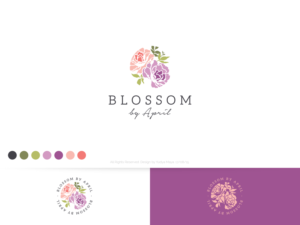 Blossom by April | Diseño de Logo por aftrmidnite