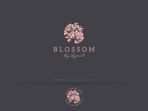 Logo Design by aftrmidnite for Blossom by April | Design: #7013505