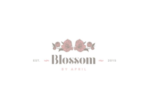 Logo Design by wonderland for Blossom by April | Design: #6910462