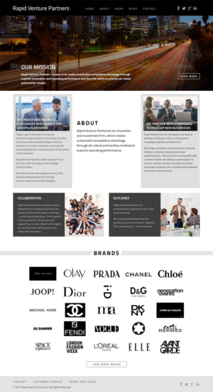Web Design by RupalTechno for Rapid Venture Partners | Design: #7016197
