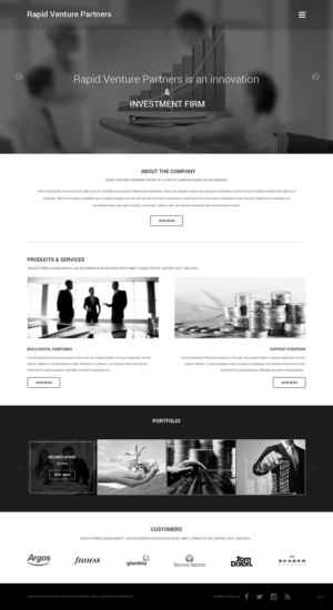 Web Design by pb for Rapid Venture Partners | Design: #6887824