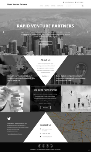 Web Design by pb for Rapid Venture Partners | Design: #6887825