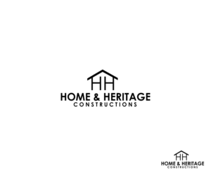 Logo Design by Cubebox Studios for Home & Heritage Constructions | Design #6878450