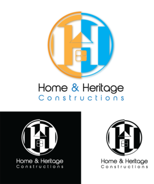 Logo Design by ARIF HARAHAP for Home & Heritage Constructions | Design #6908800
