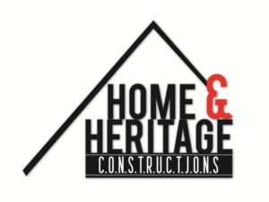 Logo Design by ale18tie for Home & Heritage Constructions | Design #6976395