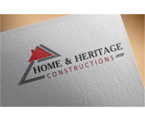Logo Design by DesDesign for Home & Heritage Constructions | Design #6961691
