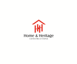 Logo Design by MOH Studio for Home & Heritage Constructions | Design #6881092