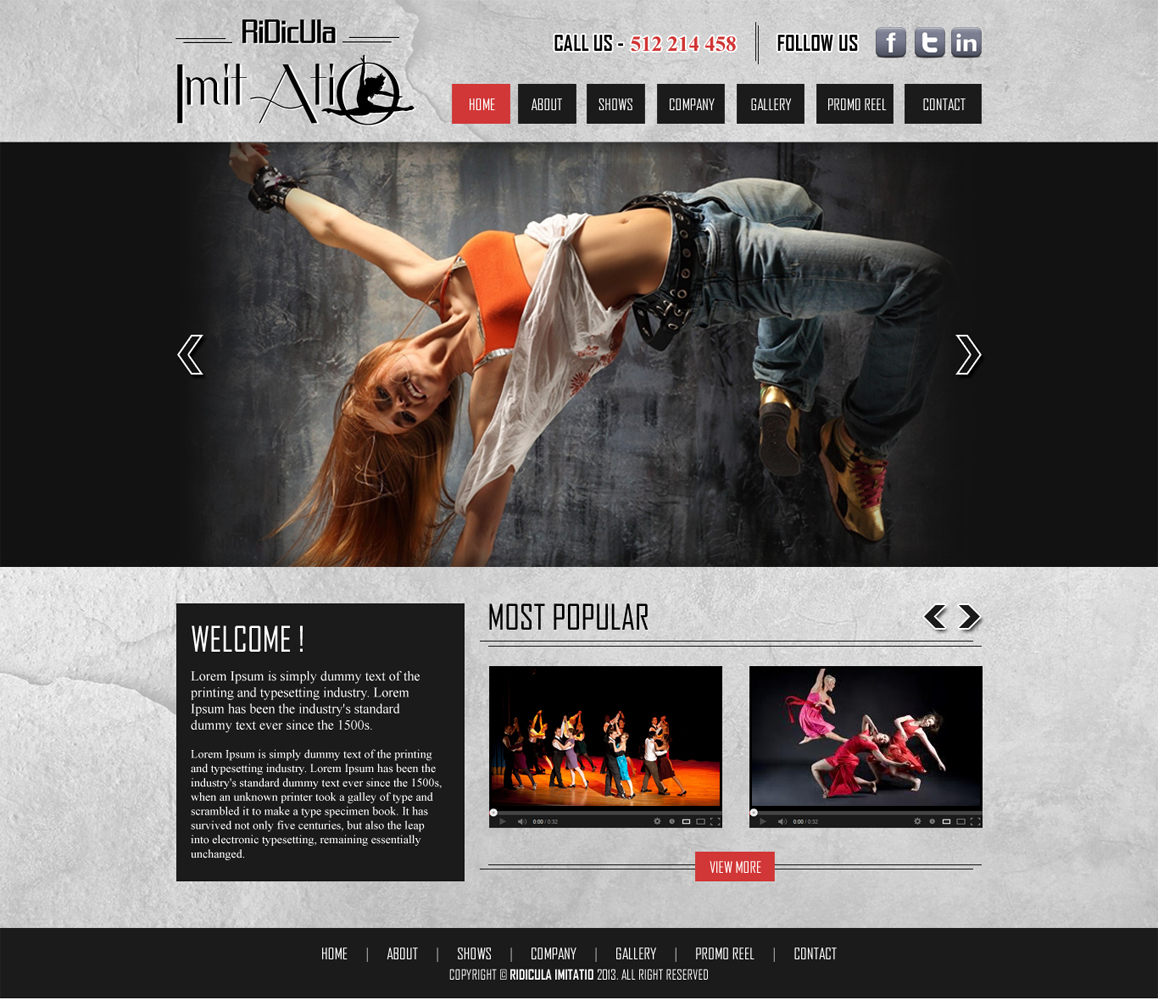 Diseño Web por Roy para este proyecto | Diseño #1801798