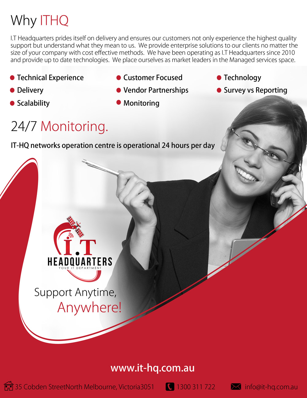 Brochure Design by uk for I.T. Headquarters Pty Ltd | Design #1882826