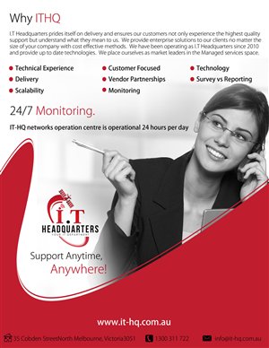 Brochure Design by uk for I.T. Headquarters Pty Ltd | Design: #1882826