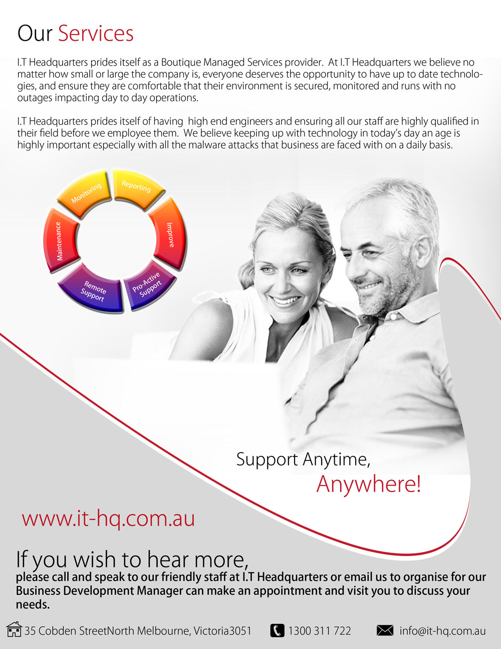 Brochure Design by uk for I.T. Headquarters Pty Ltd | Design #1883075