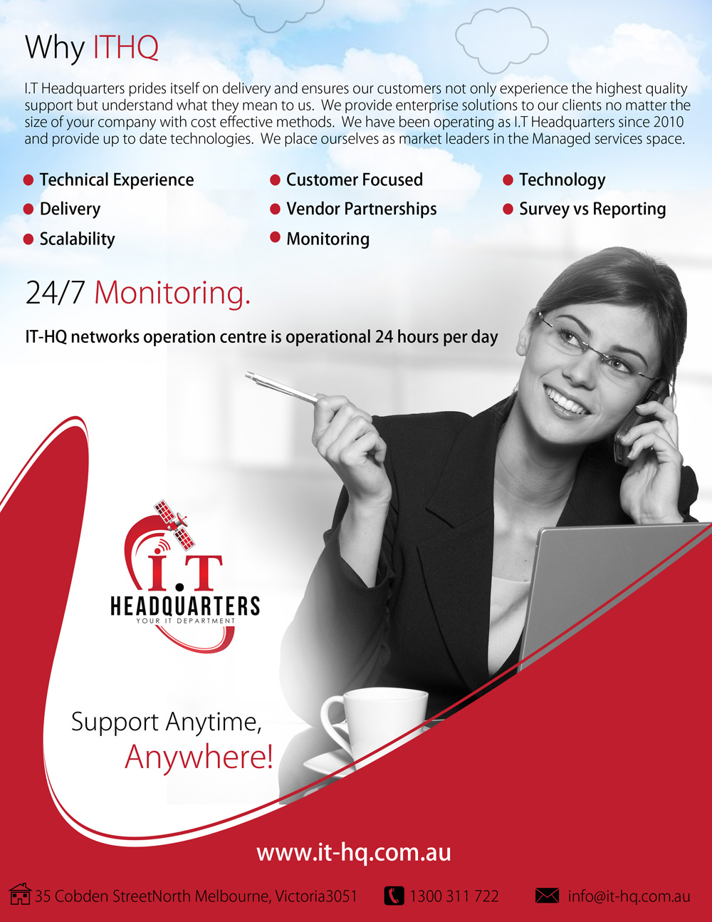 Brochure Design by uk for I.T. Headquarters Pty Ltd | Design #1896771