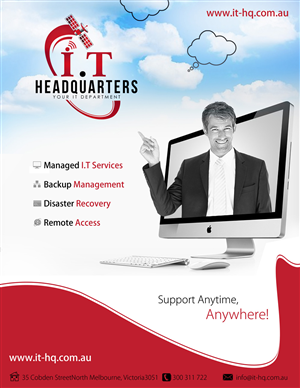 Brochure Design by uk for I.T. Headquarters Pty Ltd | Design: #1896888