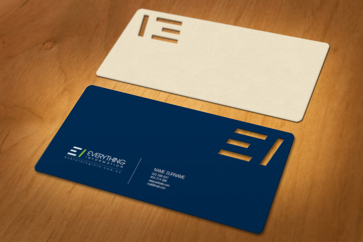 Business Card Design by Dub Coonco for Everything Information Pty Ltd | Design: #1805330